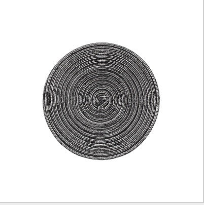 Large Circular Woven Placemat