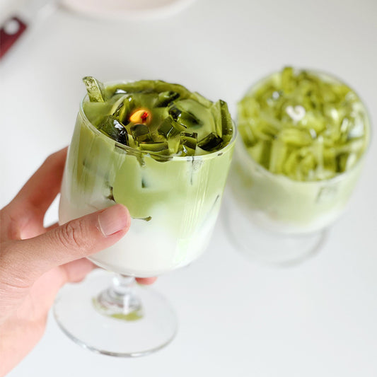 Iced Matcha Latte Decorative Candle
