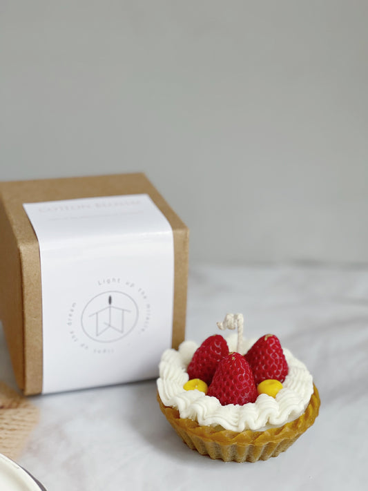 Fruit Tart Decorative Candle
