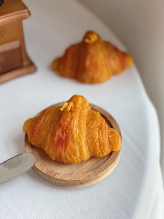 Butter Croissant Decorative Candle