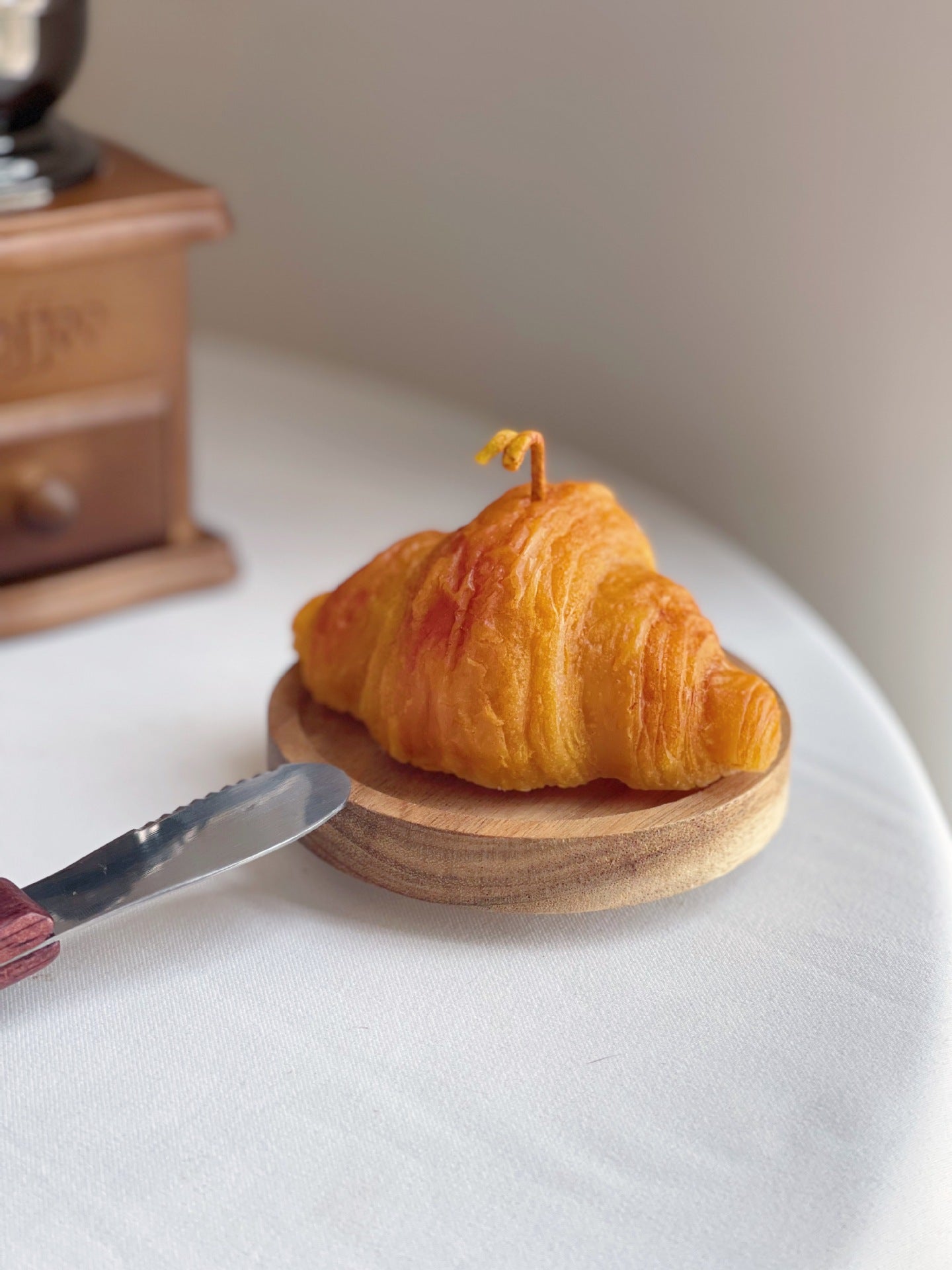 Butter Croissant Decorative Candle