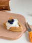 Waffle with Cream Decorative Candle