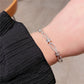 Elegant Silver Crystal Bracelet