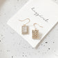 Classy Rectangular Crystal Earrings