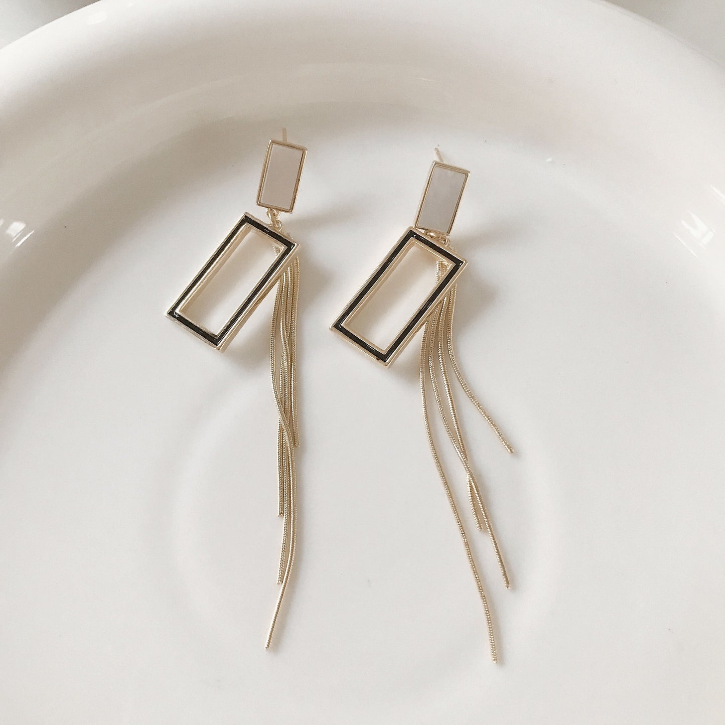 Unique Geometric Dangle Earrings