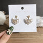 Tear Drop Crystal Gold Earring Jacket