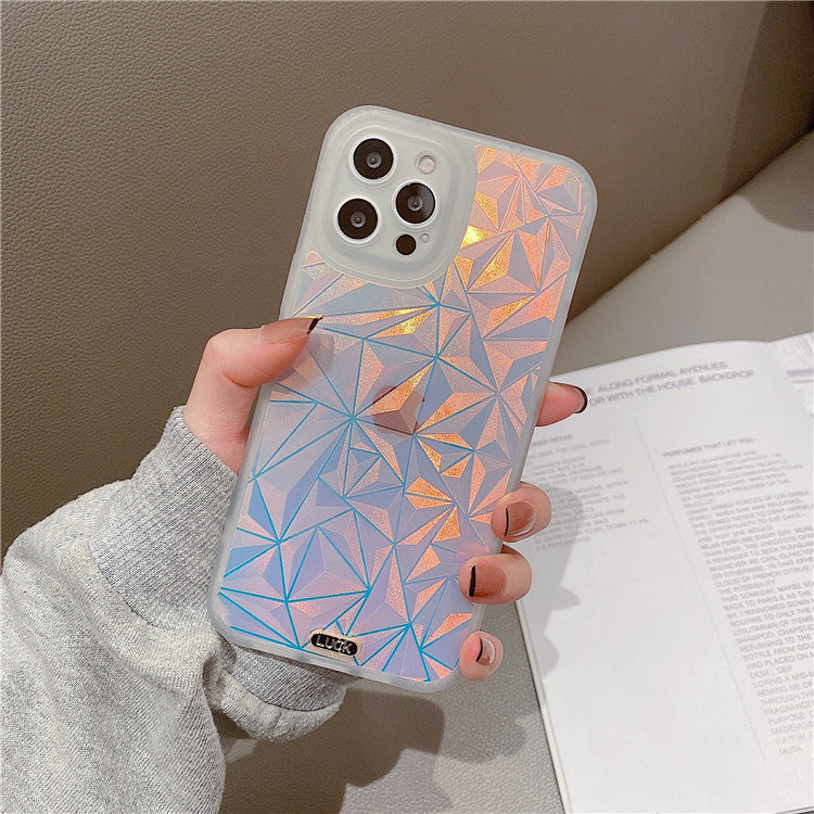 Iridescent Geometric Textured Phone Case