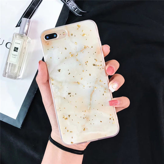 Marble Gold Flakes Phone Case