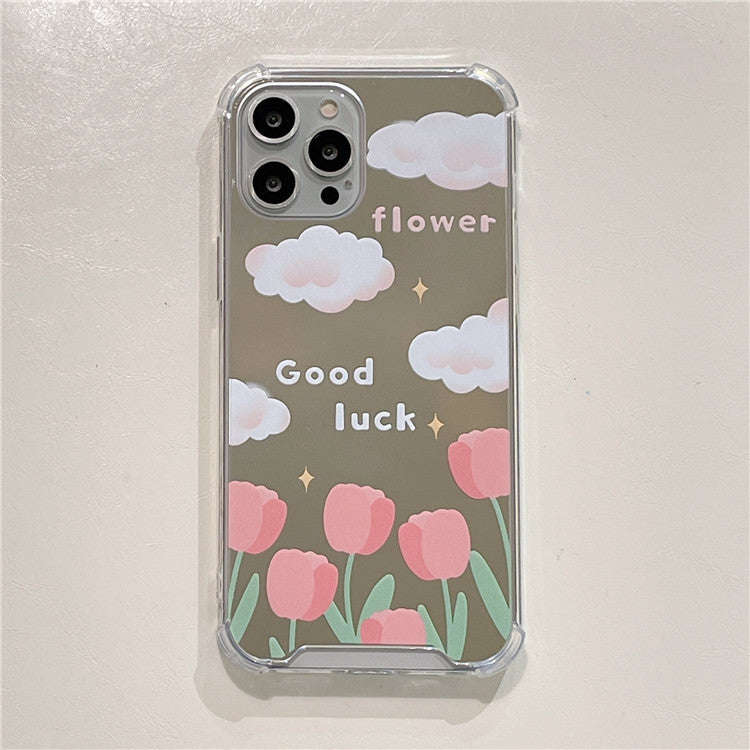 Tulip & Clouds Mirror Phone Case