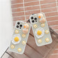 3D Eggs Clear Phone Case