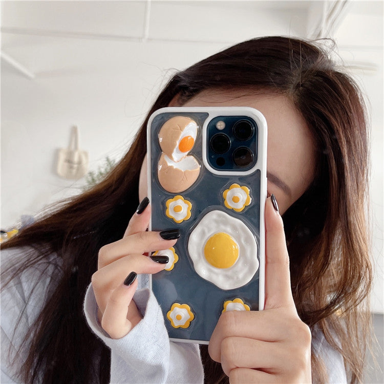 3D Eggs Clear Phone Case