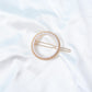 Pearl Embellished Circle Hair Pin