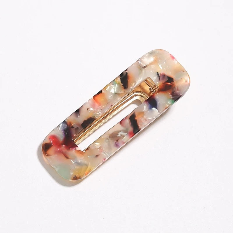 Glitter & Marbleized Variety Hair Clips