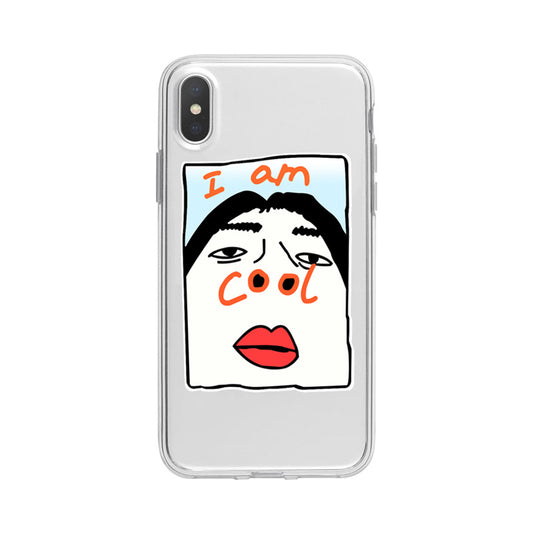 Trendy "I am Cool" Phone Case