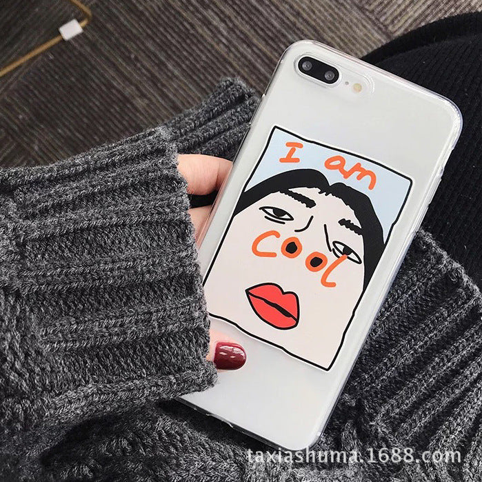 Trendy "I am Cool" Phone Case