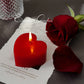 Romantic Heart Shaped Decorative Candle