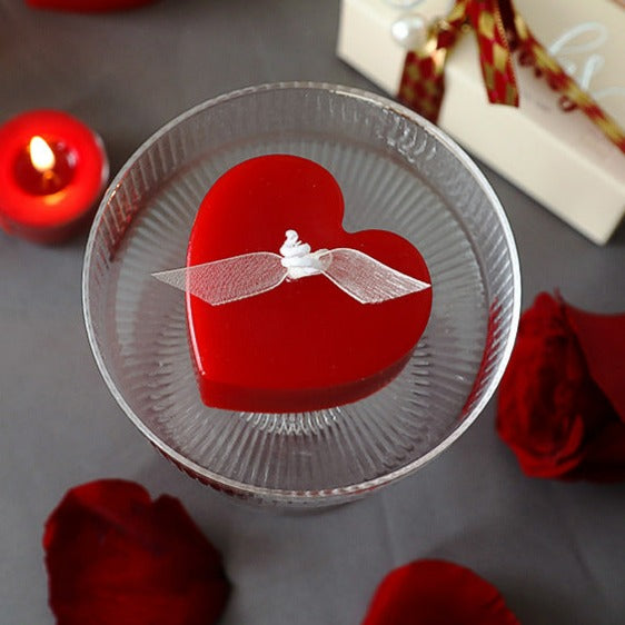 Romantic Heart Shaped Decorative Candle