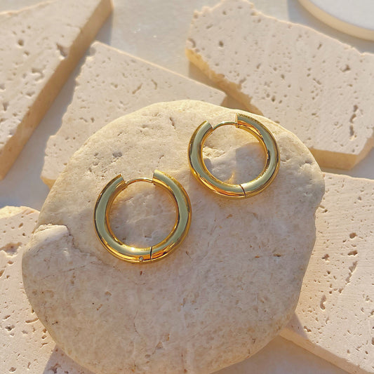 Classic Gold Loop Earrings