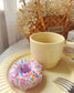 Rainbow Sprinkles Donuts Decorative Candle