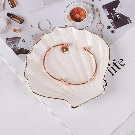 White Seashell Jewelry Dish