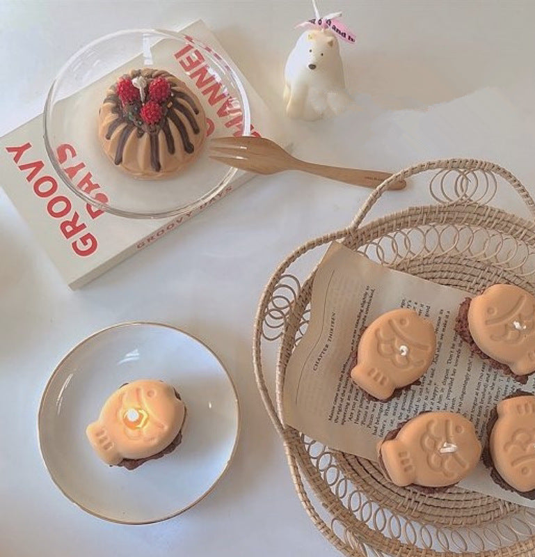 Red Bean Taiyaki Decorative Candle