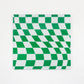 Checkered Square Acrylic Coaster