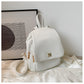 Faux Leather Flap Backpack