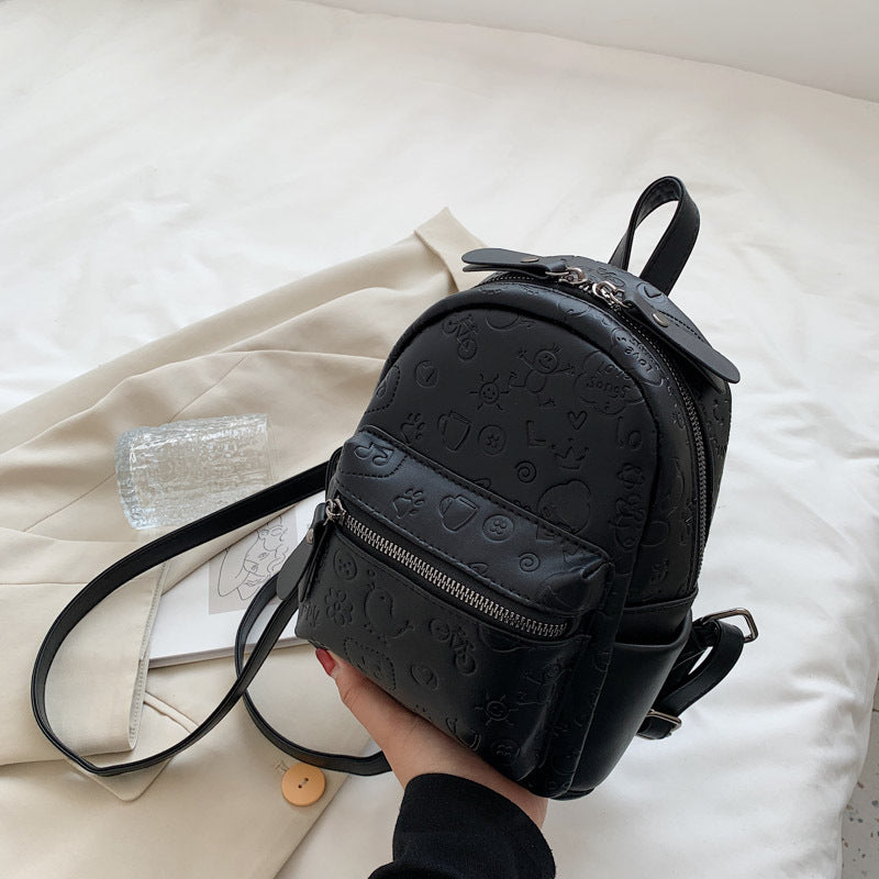 Mini Cartoon Embossed Backpack
