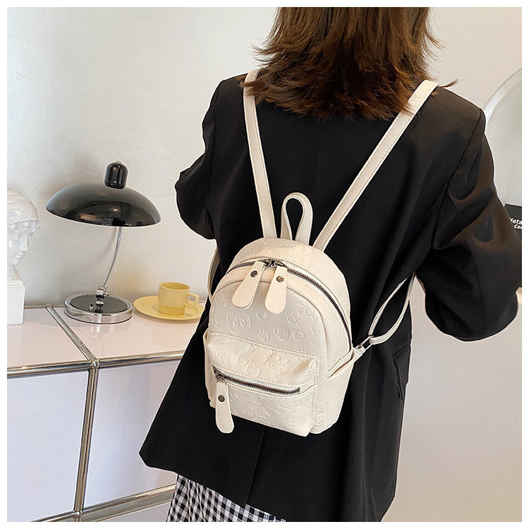 Mini Cartoon Embossed Backpack