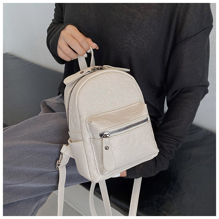 Mini Cartoon Embossed Backpack