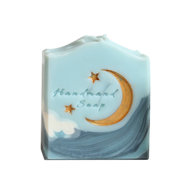 Ocean & Crescent Moon Handmade Soap