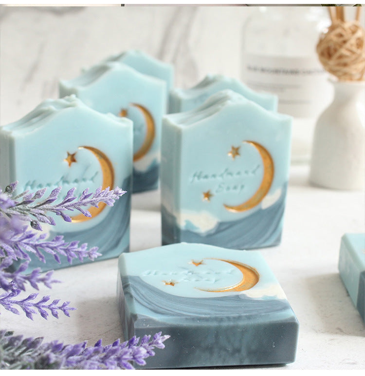 Ocean & Crescent Moon Handmade Soap