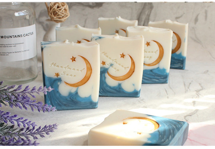 Ocean & Crescent Moon Handmade Soap