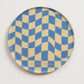 Checkered Circle Acrylic Coaster