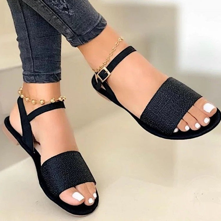 Ankle Strap Flat Sandals