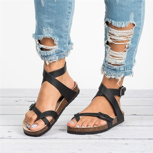 Ankle Criss-Cross Strap Sandals