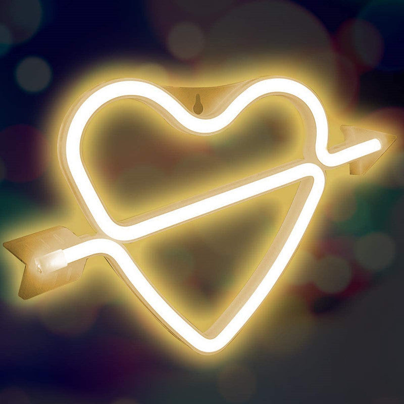 Heart & Arrow Neon Light Sign