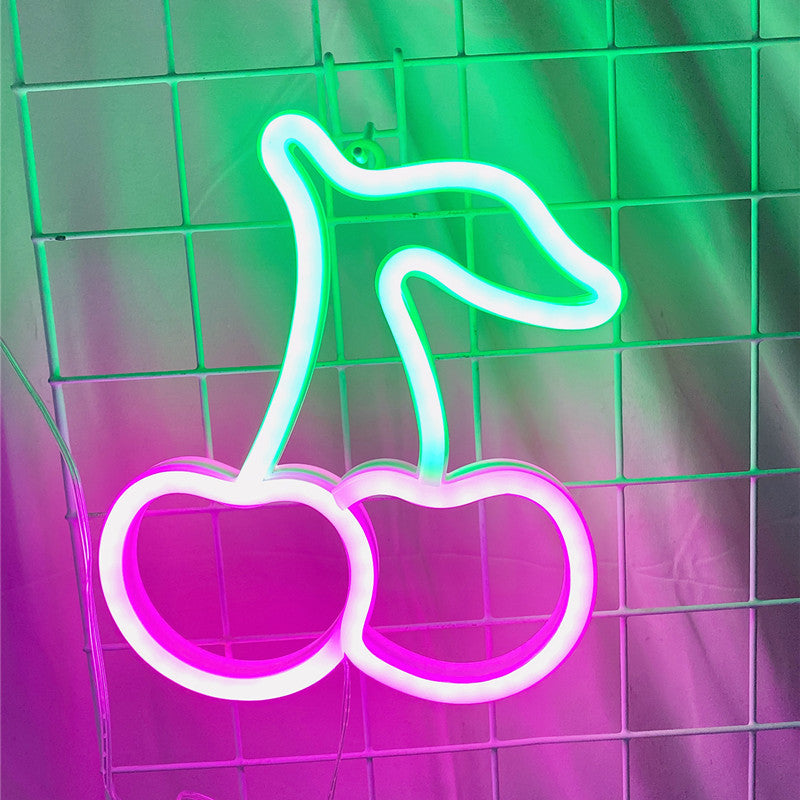 Cherry Neon Light Sign