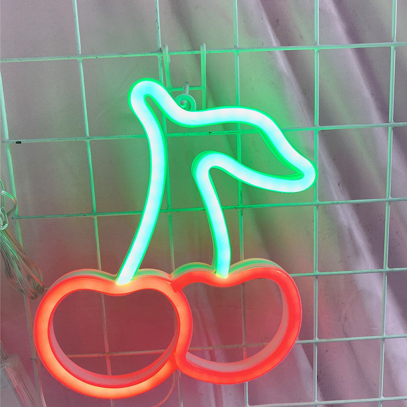Cherry Neon Light Sign