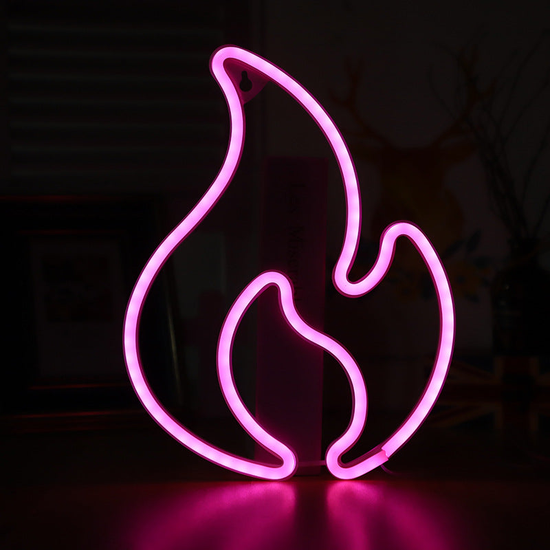 Fire Neon Light Sign