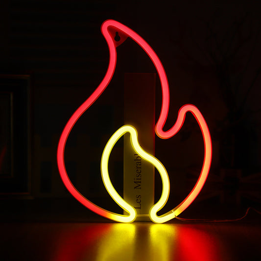 Fire Neon Light Sign