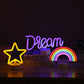 Colorful Rainbow Neon Light Sign