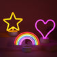 Colorful Rainbow Neon Light Sign