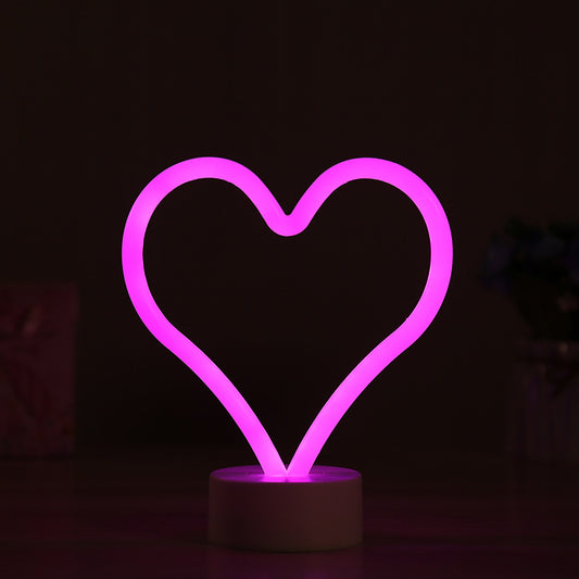 Purple Heart Neon Light Sign