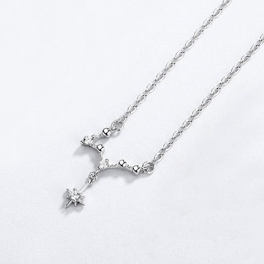 Star Constellation 925 Sterling Silver Necklace