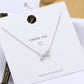 Bow Charm 925 Sterling Silver Necklace