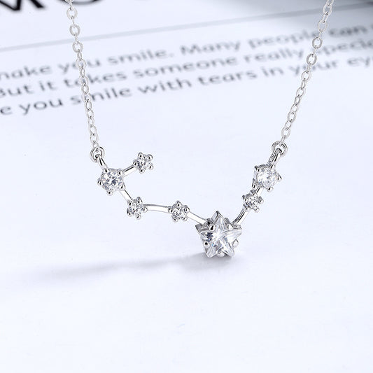 Galaxy Stars 925 Sterling Silver Necklace