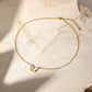 White Shell Butterfly 14K Gold-Plated Necklace