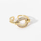 Crystal Design Gold Ring Variety