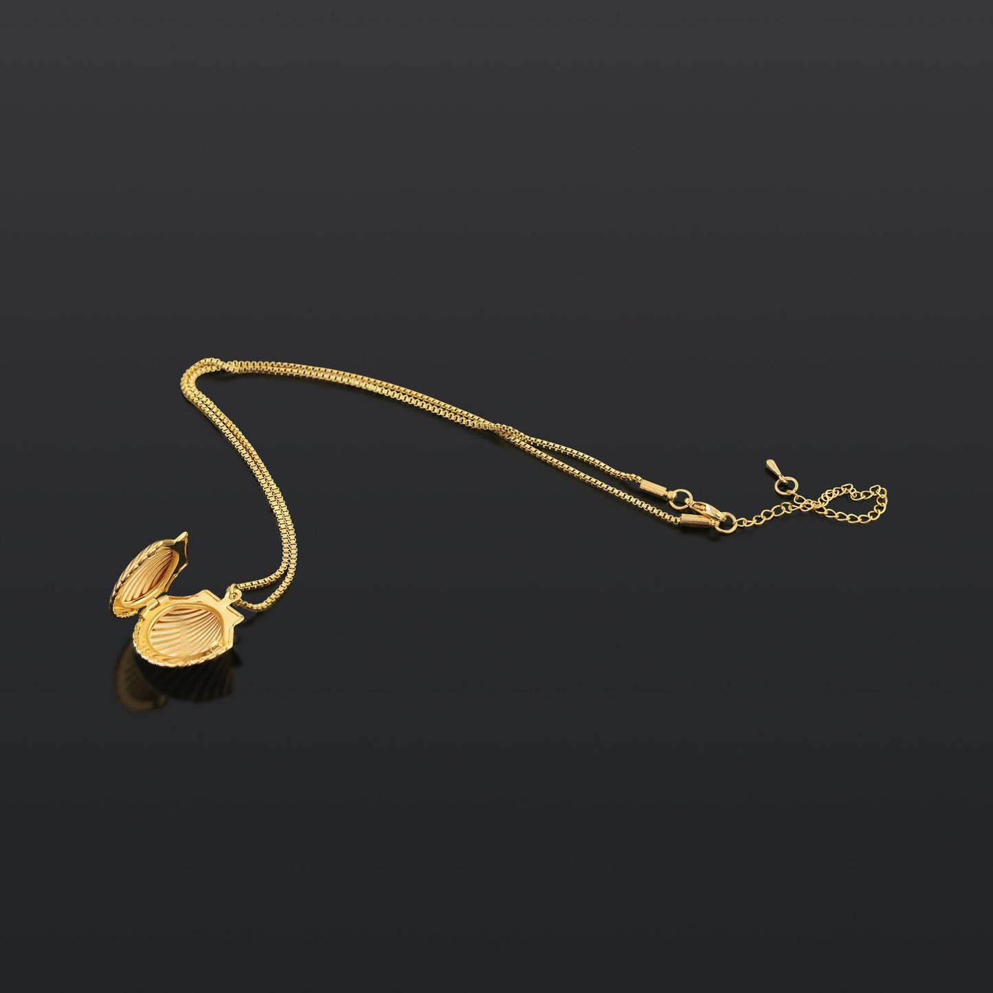 Seashell Charm 18K Gold Plated Necklace